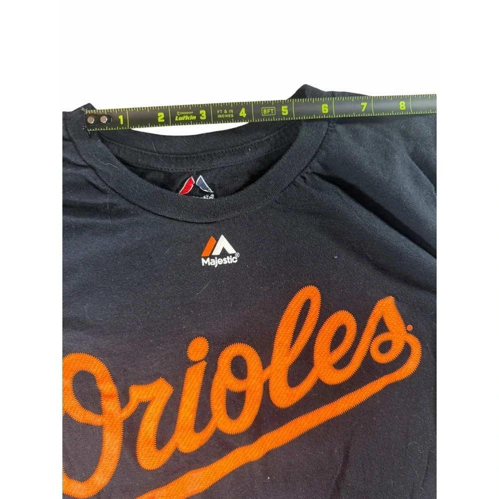 Davis #19 Kids XL  Majestic Baltimore Orioles Black T-Shirt